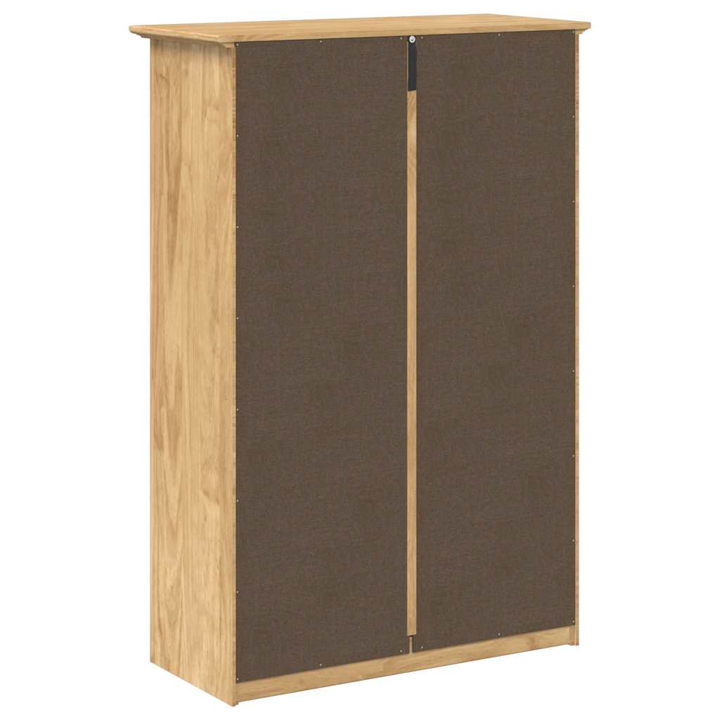 Zapatero BODO Marrón miel 80 x 35 x 118 cm Madera contrachapada