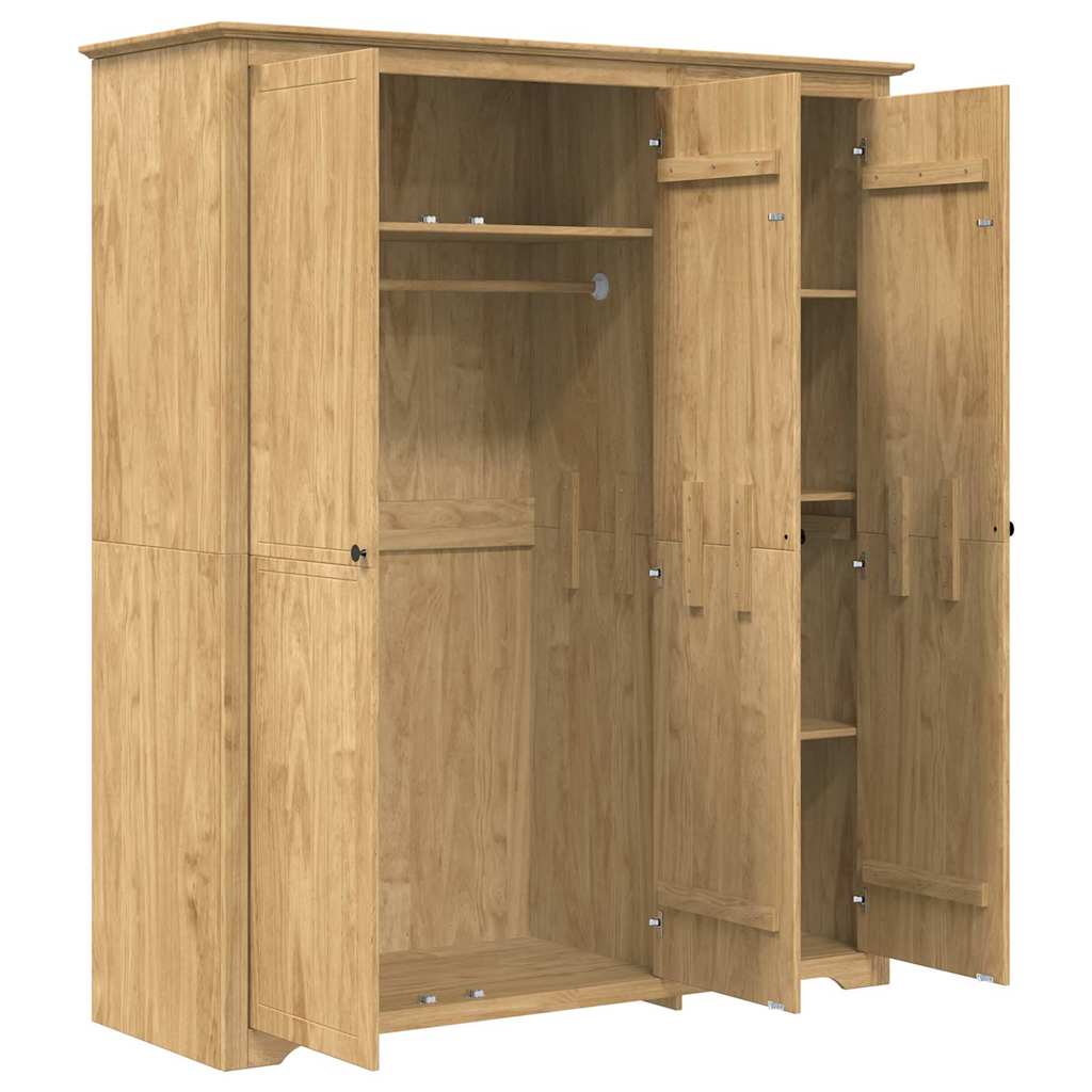 Armario con almacenamiento BODO Marrón miel 146 x 53,5 x 173 cm