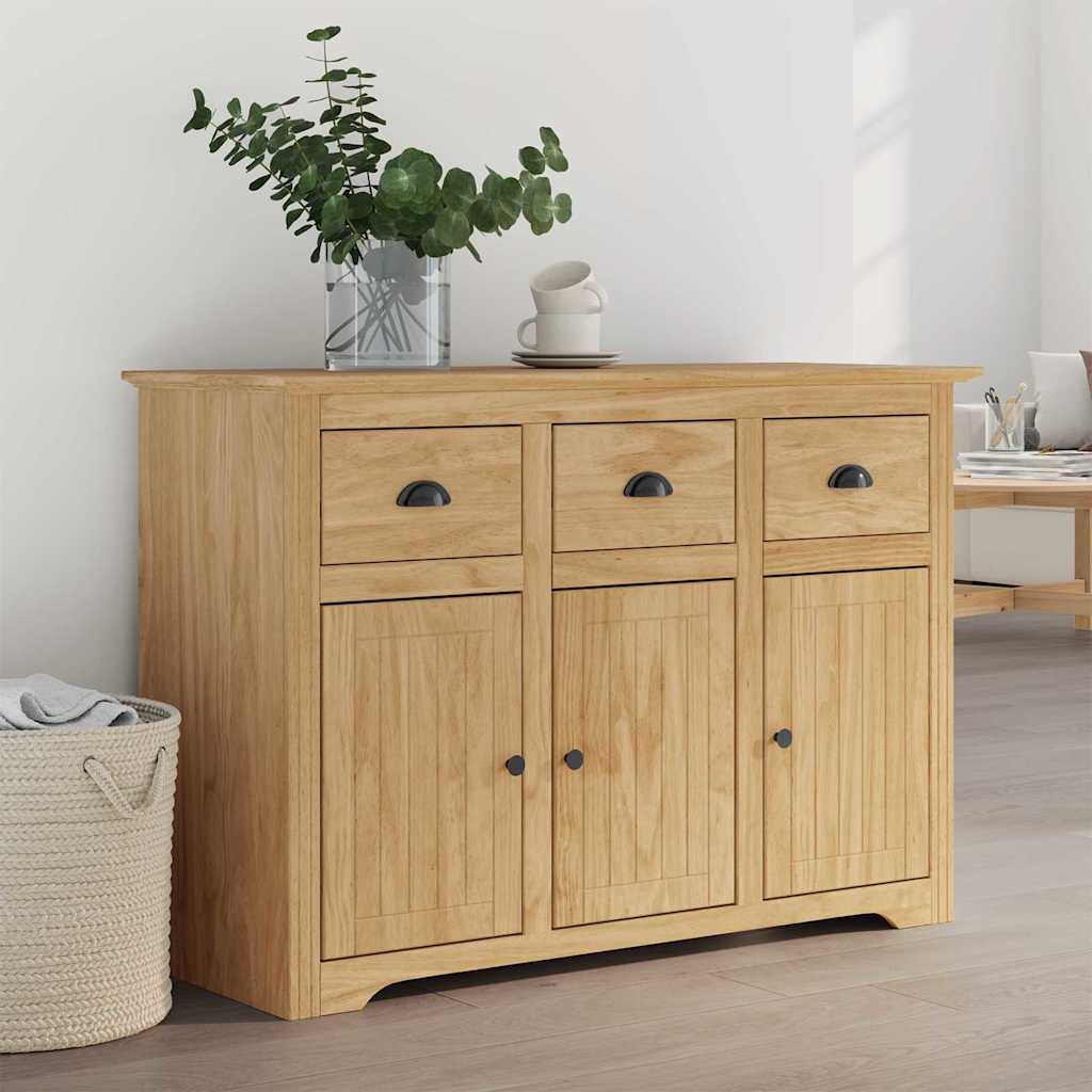 Vitrina con cajón BODO Marrón miel 115,5 x 44 x 80 cm