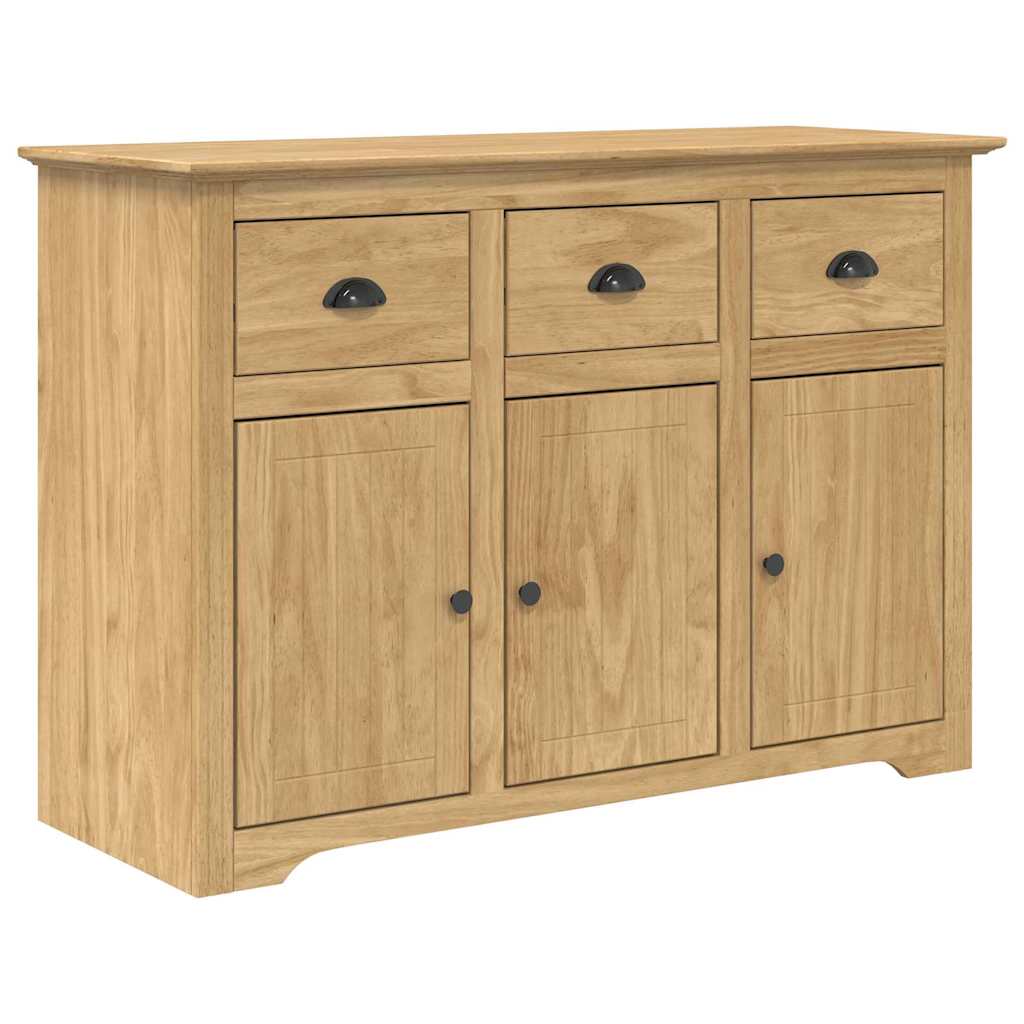 Vitrina con cajón BODO Marrón miel 115,5 x 44 x 80 cm