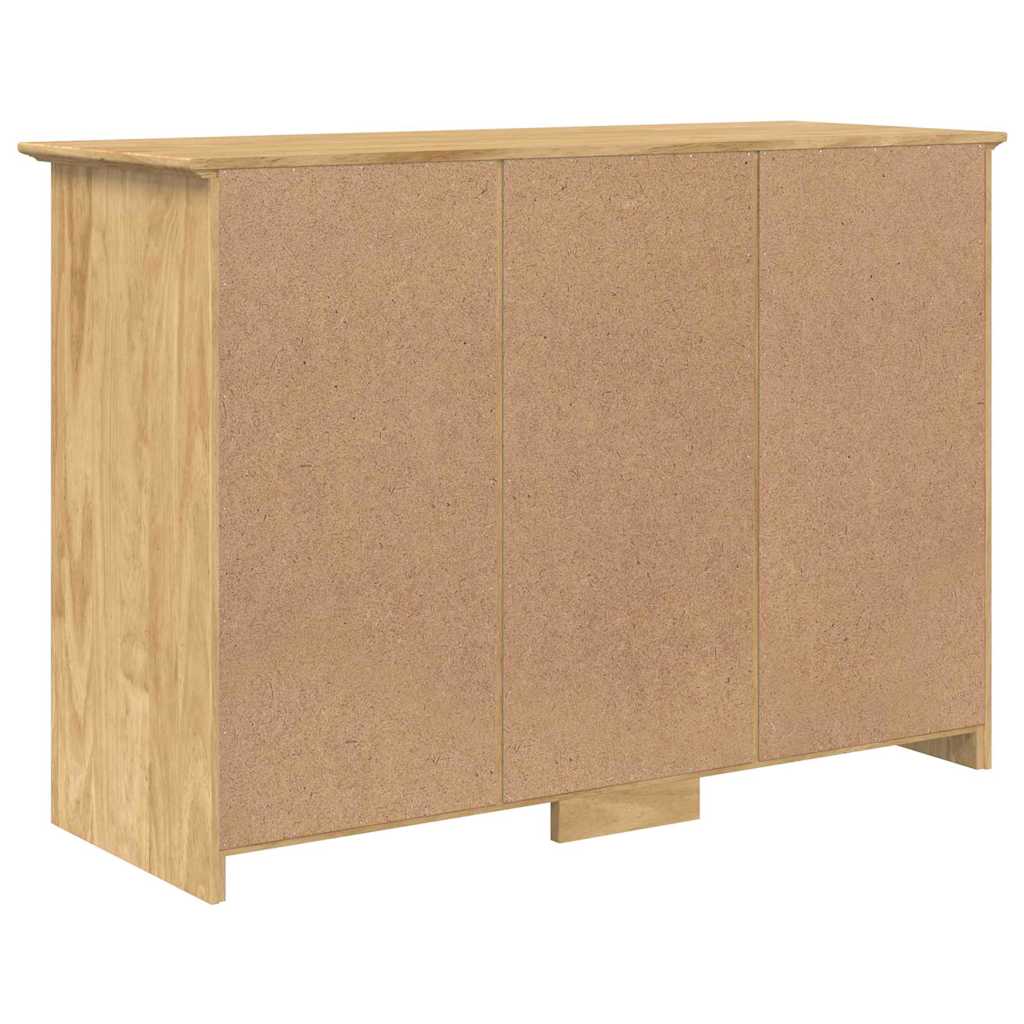 Vitrina con cajón BODO Marrón miel 115,5 x 44 x 80 cm