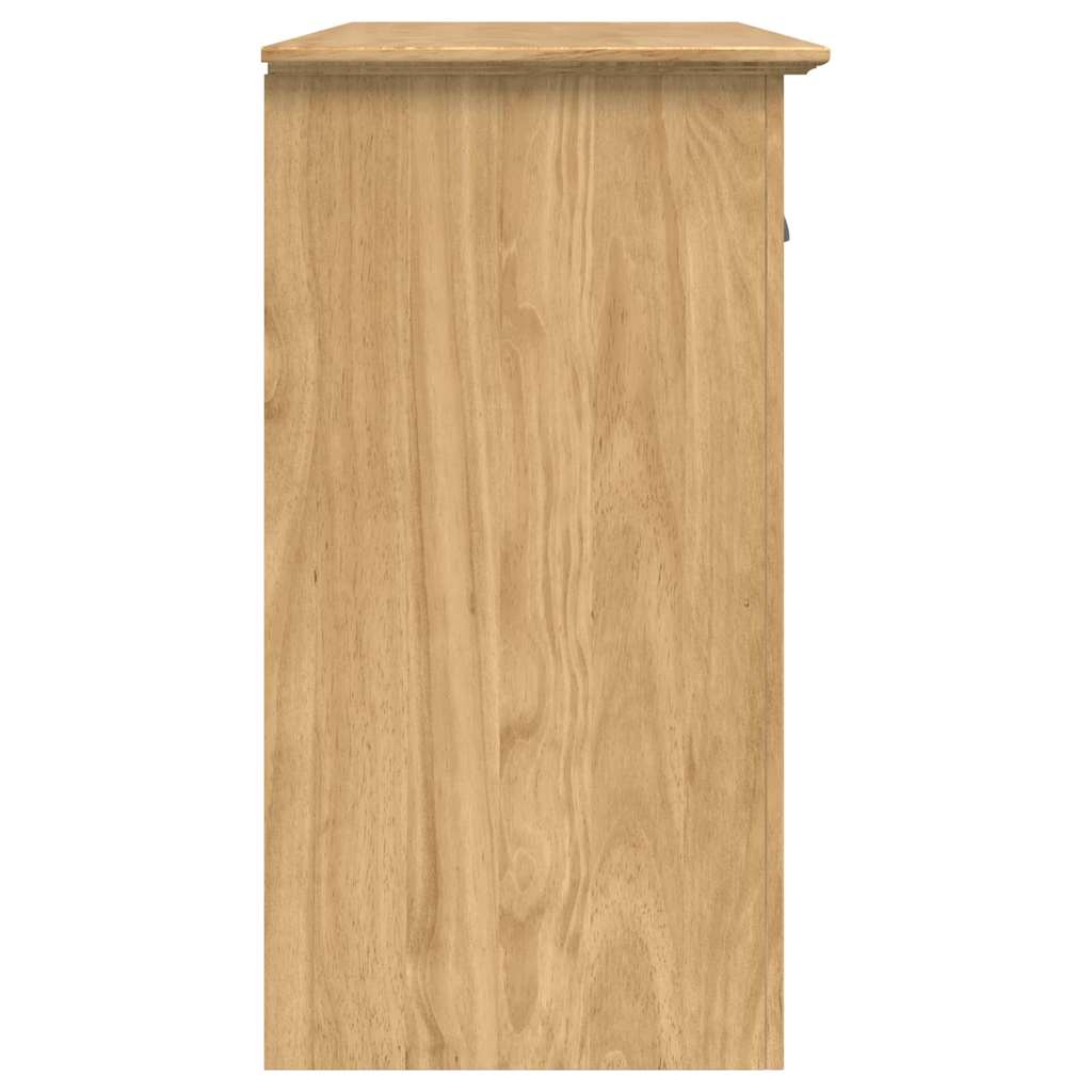 Vitrina con cajón BODO Marrón miel 115,5 x 44 x 80 cm