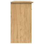 Vitrina con cajón BODO Marrón miel 115,5 x 44 x 80 cm