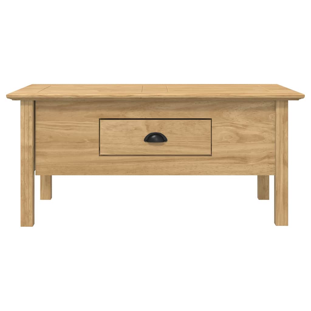 Mesa de Café con cajón BODO Marrón miel 100 x 55 x 45,8 cm
