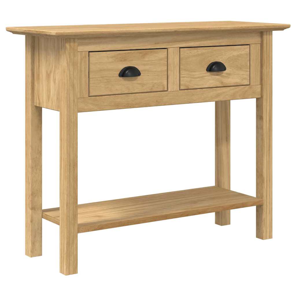 Mesa Consola con cajón BODO Marrón miel 91 x 34.7 x 74 cm