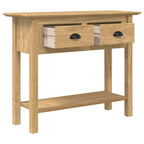 Mesa Consola con cajón BODO Marrón miel 91 x 34.7 x 74 cm