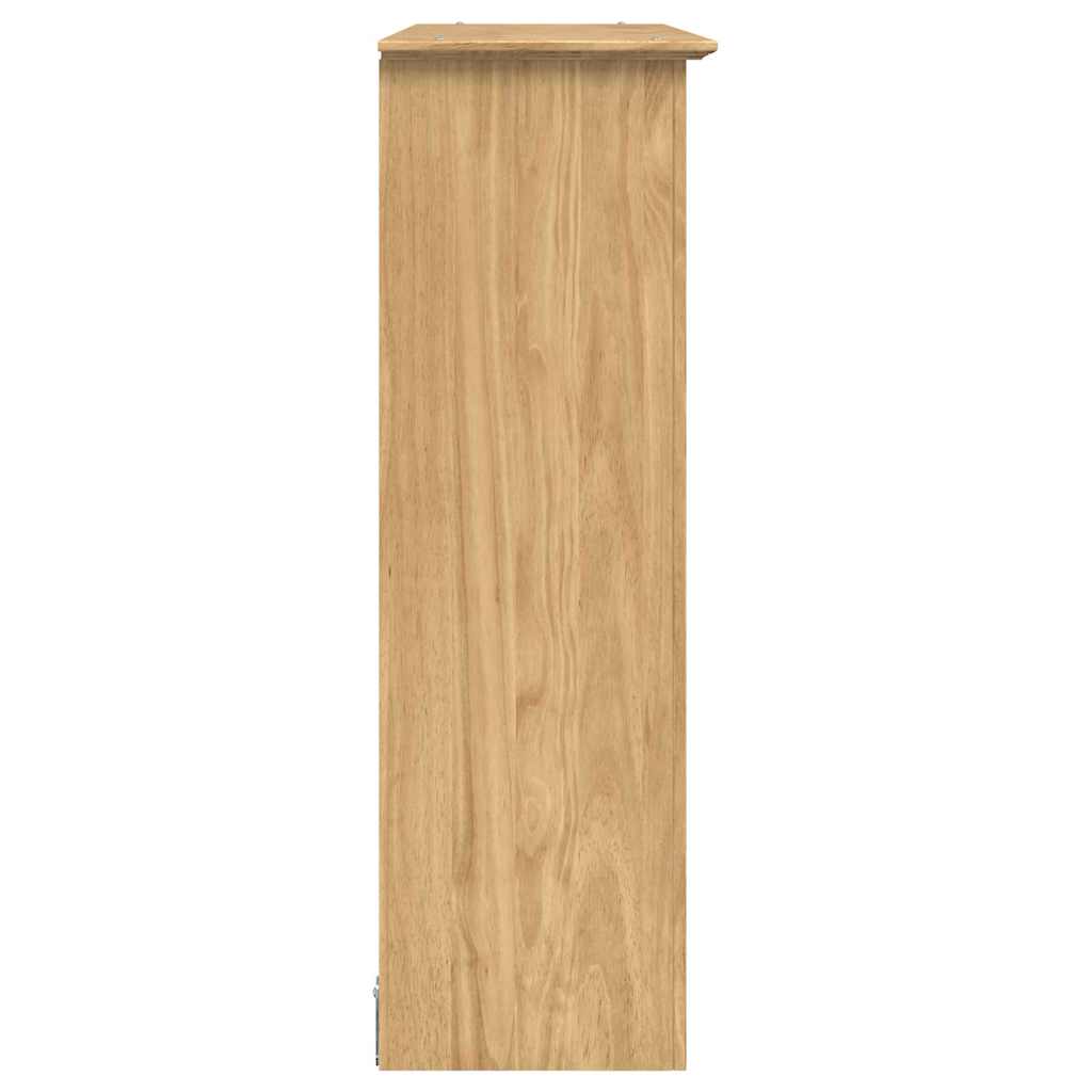 Armario con Puertas de Cristal BODO Marrón miel