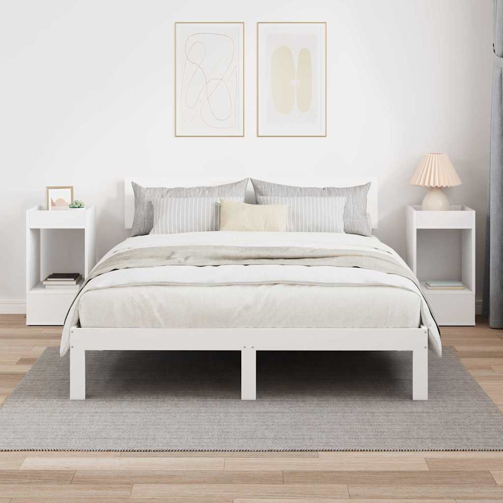 Mesa Auxiliar 2 pcs 30 x 30 x 56 cm Madera de ingeniería