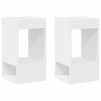 Mesa Auxiliar 2 pcs 30 x 30 x 56 cm Madera de ingeniería