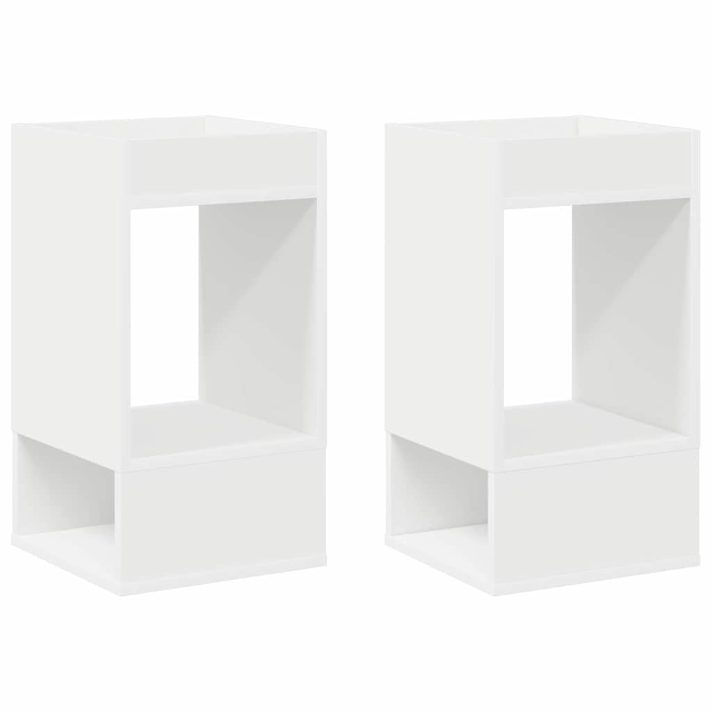 Mesa Auxiliar 2 pcs 30 x 30 x 56 cm Madera de ingeniería