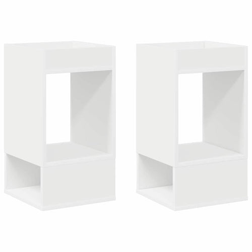 Side Table 2 pcs 30 x 30 x 56 cm Engineered Wood