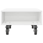 Mesa Lateral con Ruedas 50,5 x 50 x 30 cm Madera de ingeniería