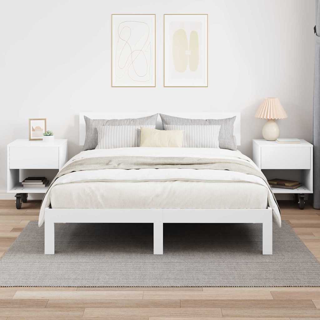 Mesita de Noche 2 pcs 40,5 x 40 x 48 cm Madera de ingeniería