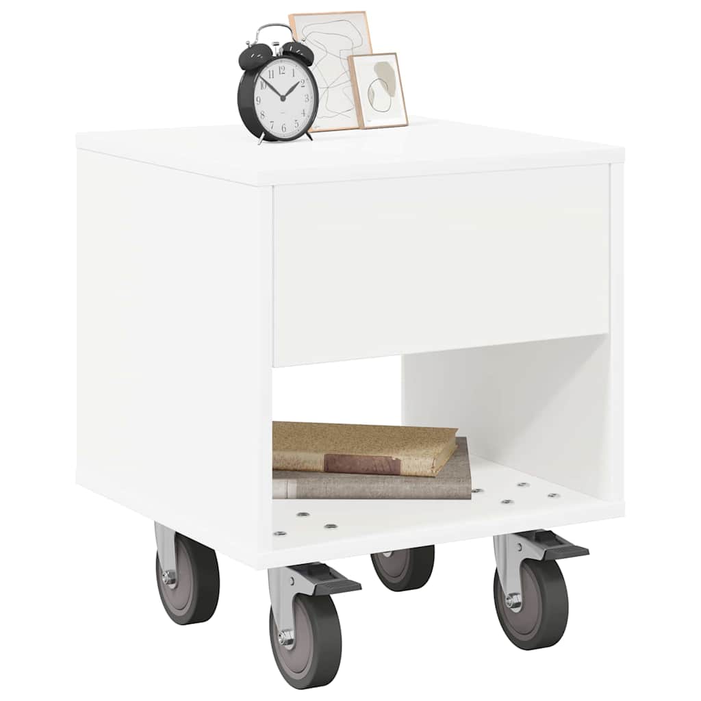 Mesita de Noche 2 pcs 40,5 x 40 x 48 cm Madera de ingeniería