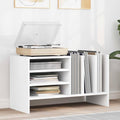 Mueble para discos de vinilo con estante 78.5 x 35 x 45 cm