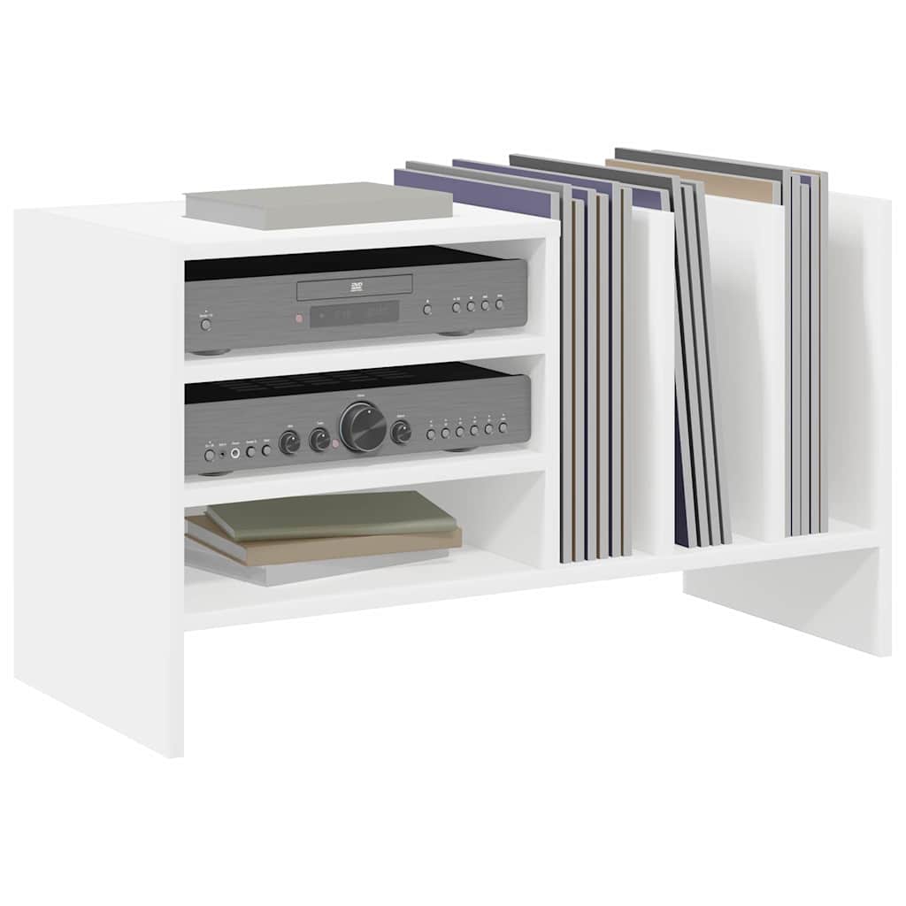Mueble para discos de vinilo con estante 78.5 x 35 x 45 cm