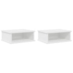 Mesita de Noche 2 pcs 40 x 31 x 15 cm Madera de ingeniería