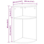 Mesa Auxiliar 29,6 x 29,6 x 60 cm Madera de ingeniería