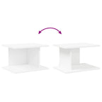 Mesita de Noche 2 pcs 40 x 30 x 25 cm Madera de ingeniería
