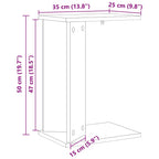 Mesa Auxiliar 35 x 25 x 50 cm Madera de ingeniería
