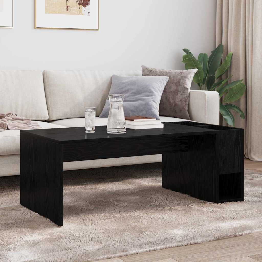 Mesa de Café Roble Negro 101,5 x 50 x 37 cm