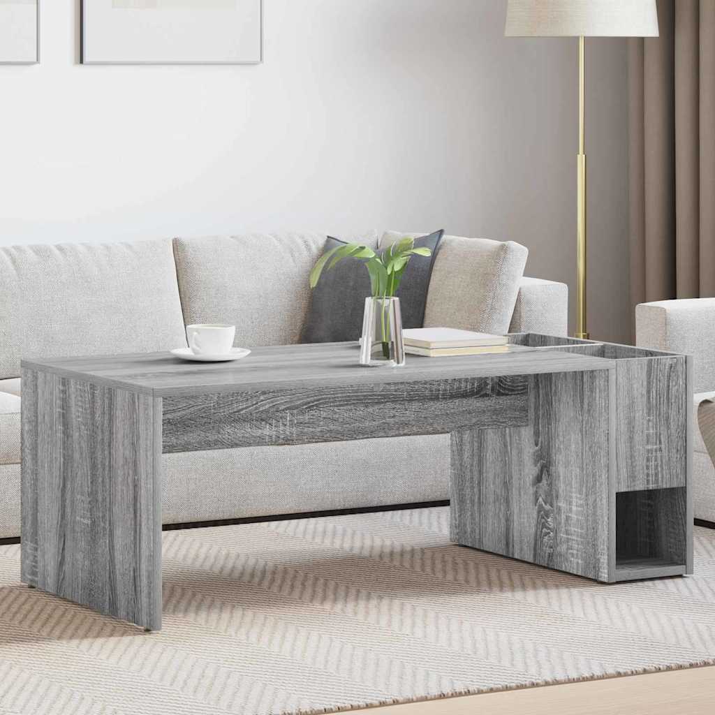 Mesa de Café Gris Sonoma 101,5 x 50 x 37 cm