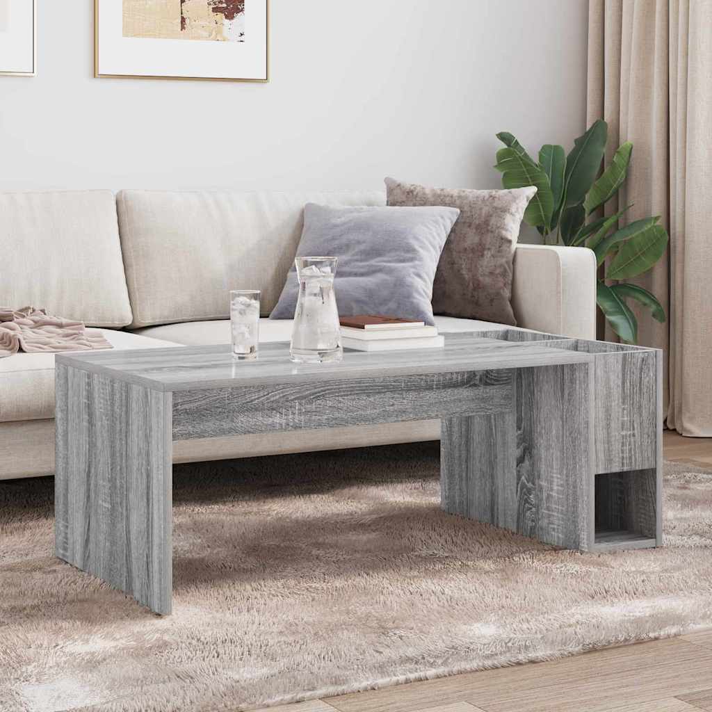Mesa de Café Gris Sonoma 101,5 x 50 x 37 cm