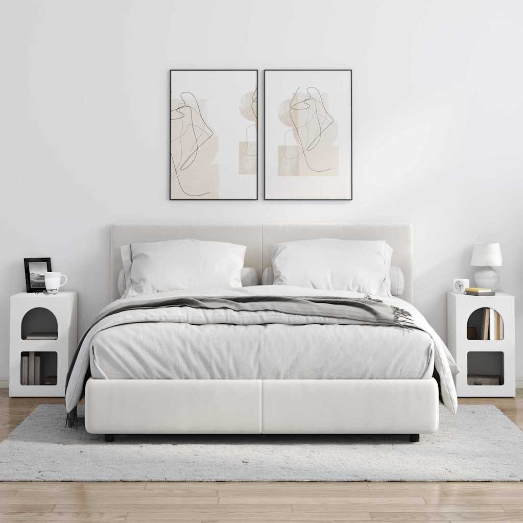 Mesita de Noche 2 pcs 29,5 x 33,5 x 50 cm Madera de ingeniería