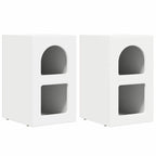 Mesita de Noche 2 pcs 29,5 x 33,5 x 50 cm Madera de ingeniería