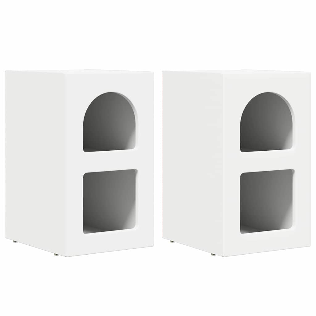 Mesita de Noche 2 pcs 29,5 x 33,5 x 50 cm Madera de ingeniería
