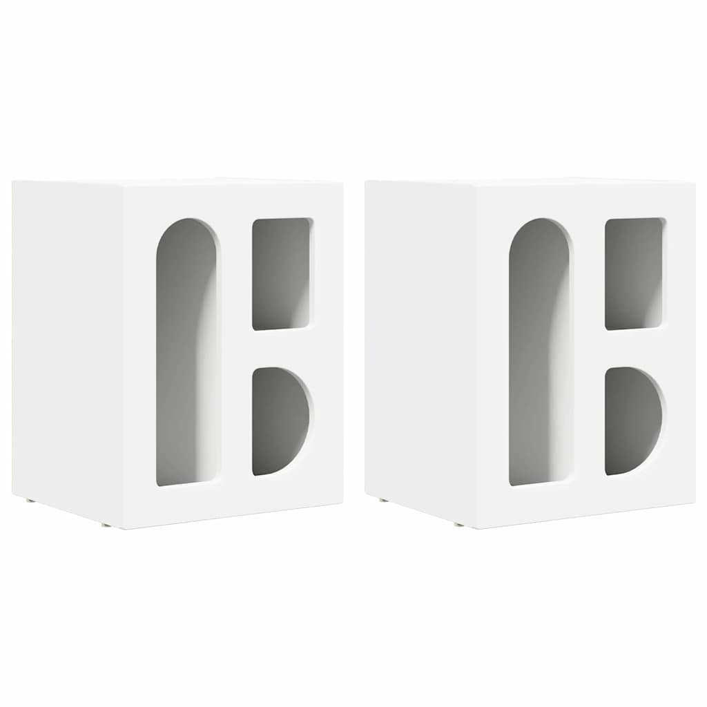 Mesita de Noche 2 pcs 40 x 35 x 50 cm Madera de ingeniería