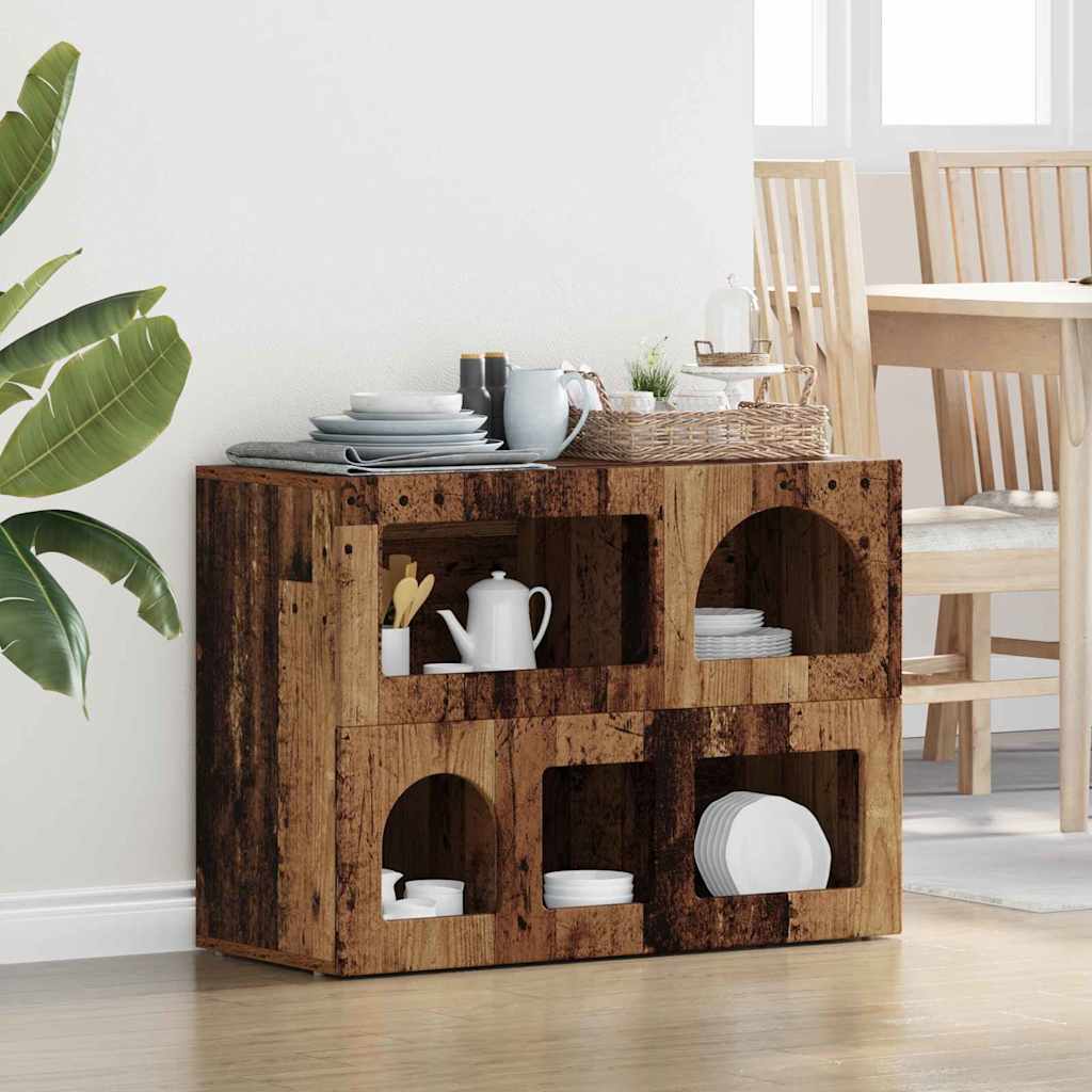 Aparador 80.5 x 35 x 59 cm Madera de ingeniería