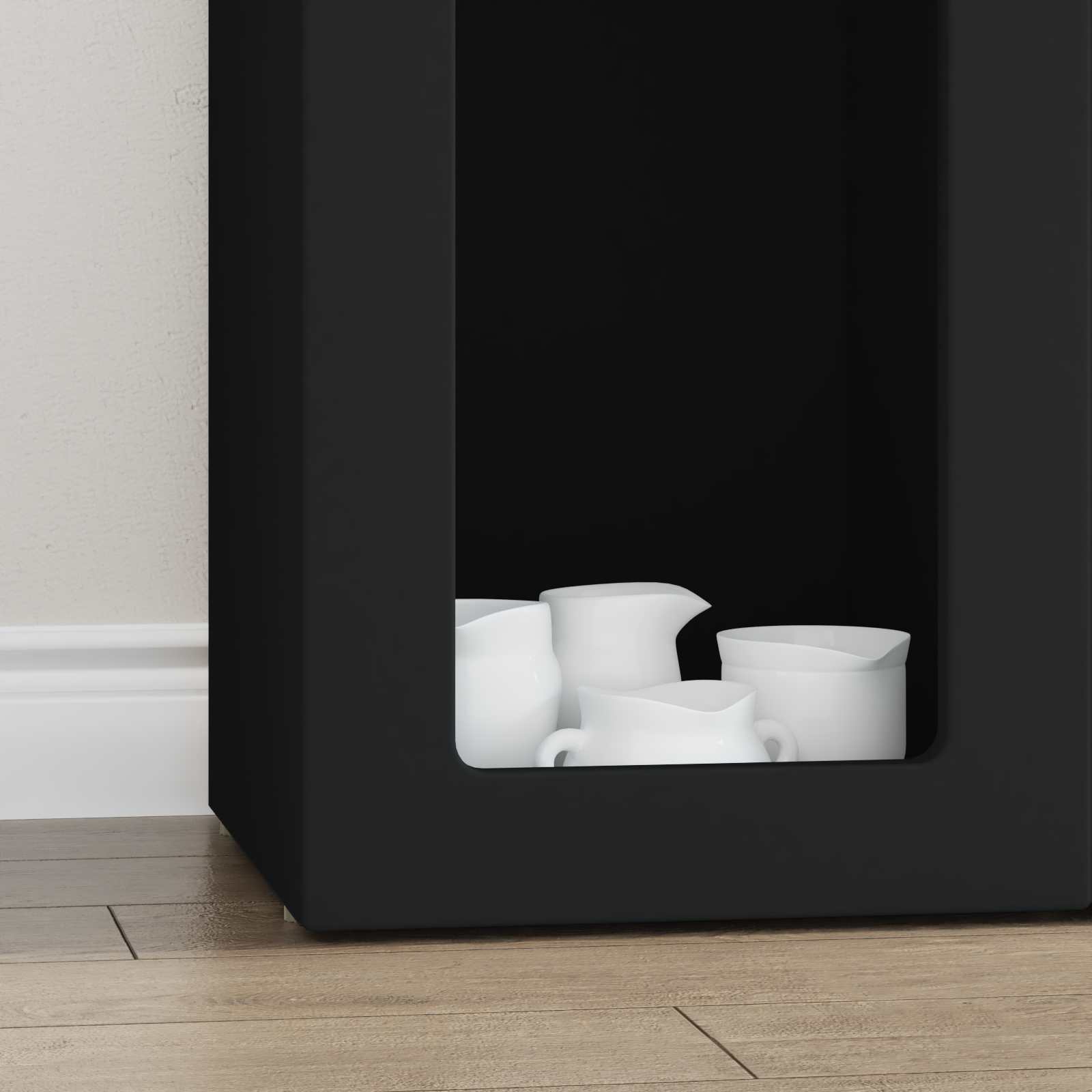 Aparador Negro 59 x 35 x 100,5 cm Madera de ingeniería