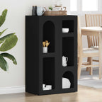 Aparador Negro 59 x 35 x 100,5 cm Madera de ingeniería