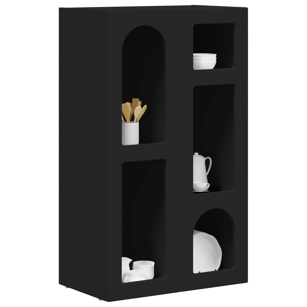 Aparador Negro 59 x 35 x 100,5 cm Madera de ingeniería