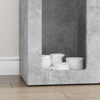 Aparador Gris Concreto 59 x 35 x 100,5 cm Madera de ingeniería