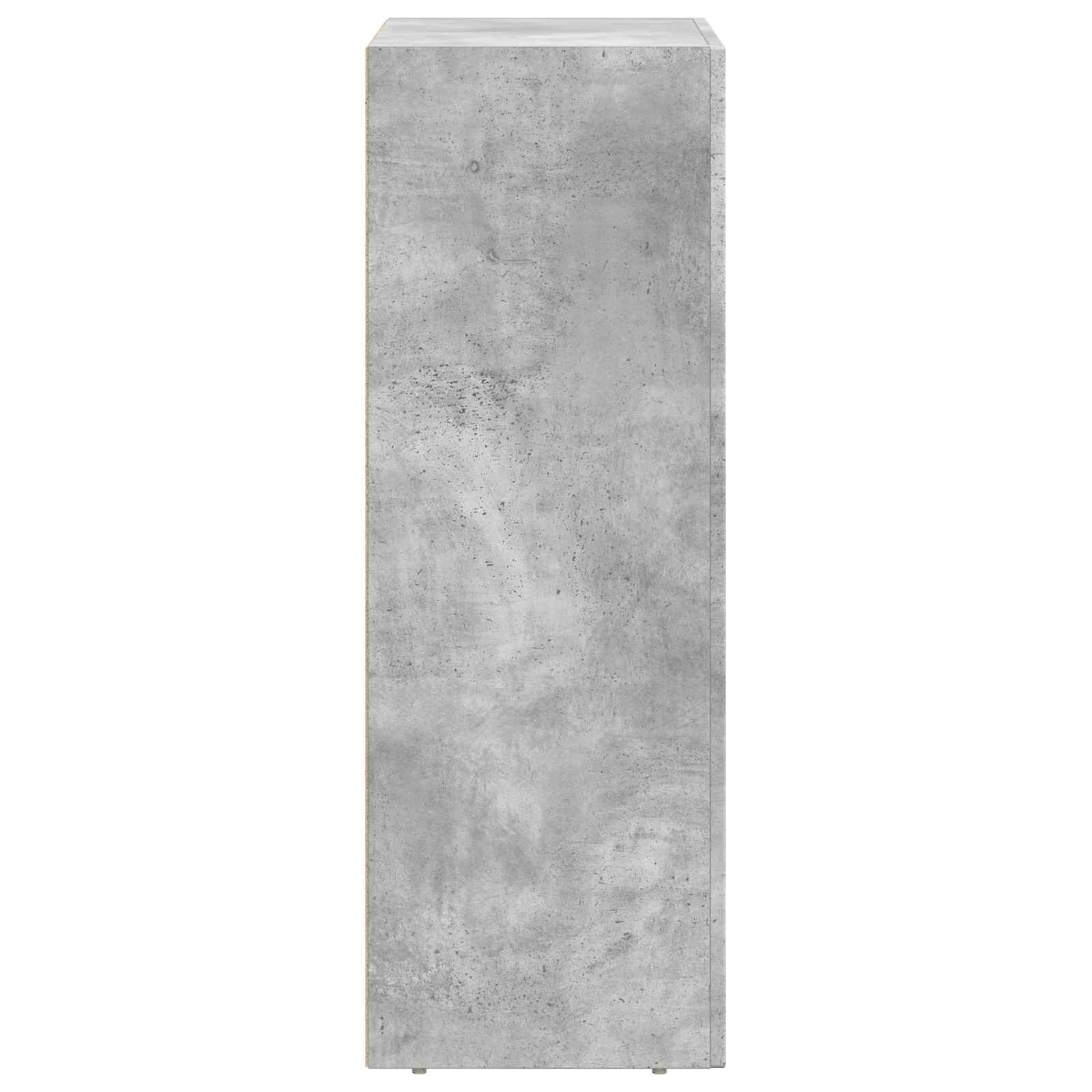 Aparador Gris Concreto 59 x 35 x 100,5 cm Madera de ingeniería