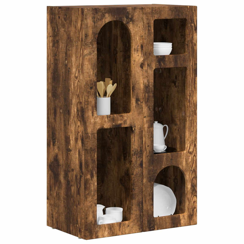 Aparador Roble ahumado 59 x 35 x 100,5 cm Madera de ingeniería