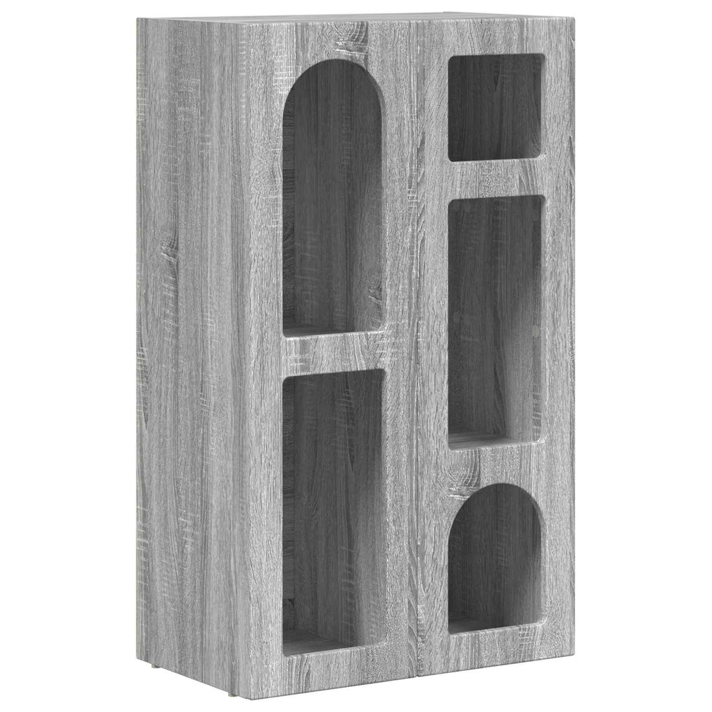 Aparador Gris Sonoma 59 x 35 x 100,5 cm Madera de ingeniería