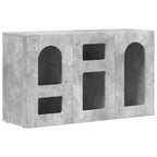 Aparador Gris Concreto 100 x 35 x 59 cm Madera de ingeniería