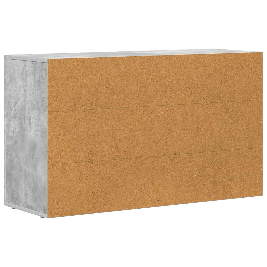 Aparador Gris Concreto 100 x 35 x 59 cm Madera de ingeniería