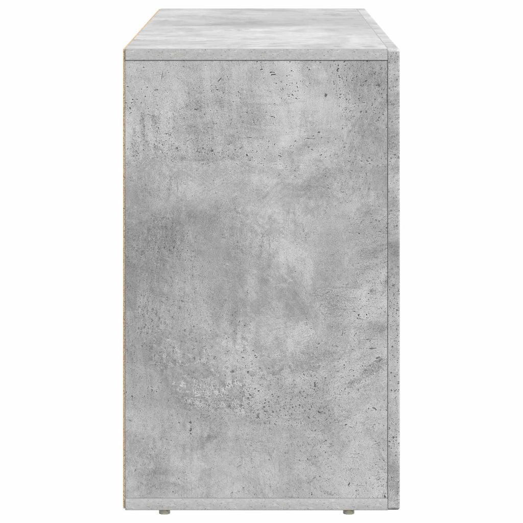 Aparador Gris Concreto 100 x 35 x 59 cm Madera de ingeniería