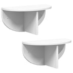 Estante de pared 2 pcs 38 x 19 x 19 cm Madera de ingeniería