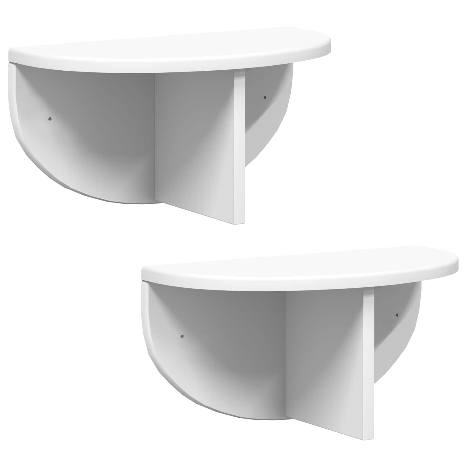 Estante de pared 2 pcs 38 x 19 x 19 cm Madera de ingeniería