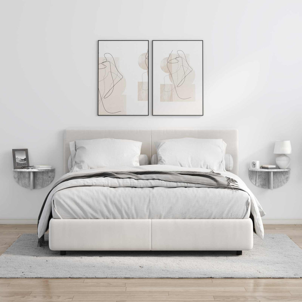 Estante de pared Gris Concreto 38 x 19 x 19 cm