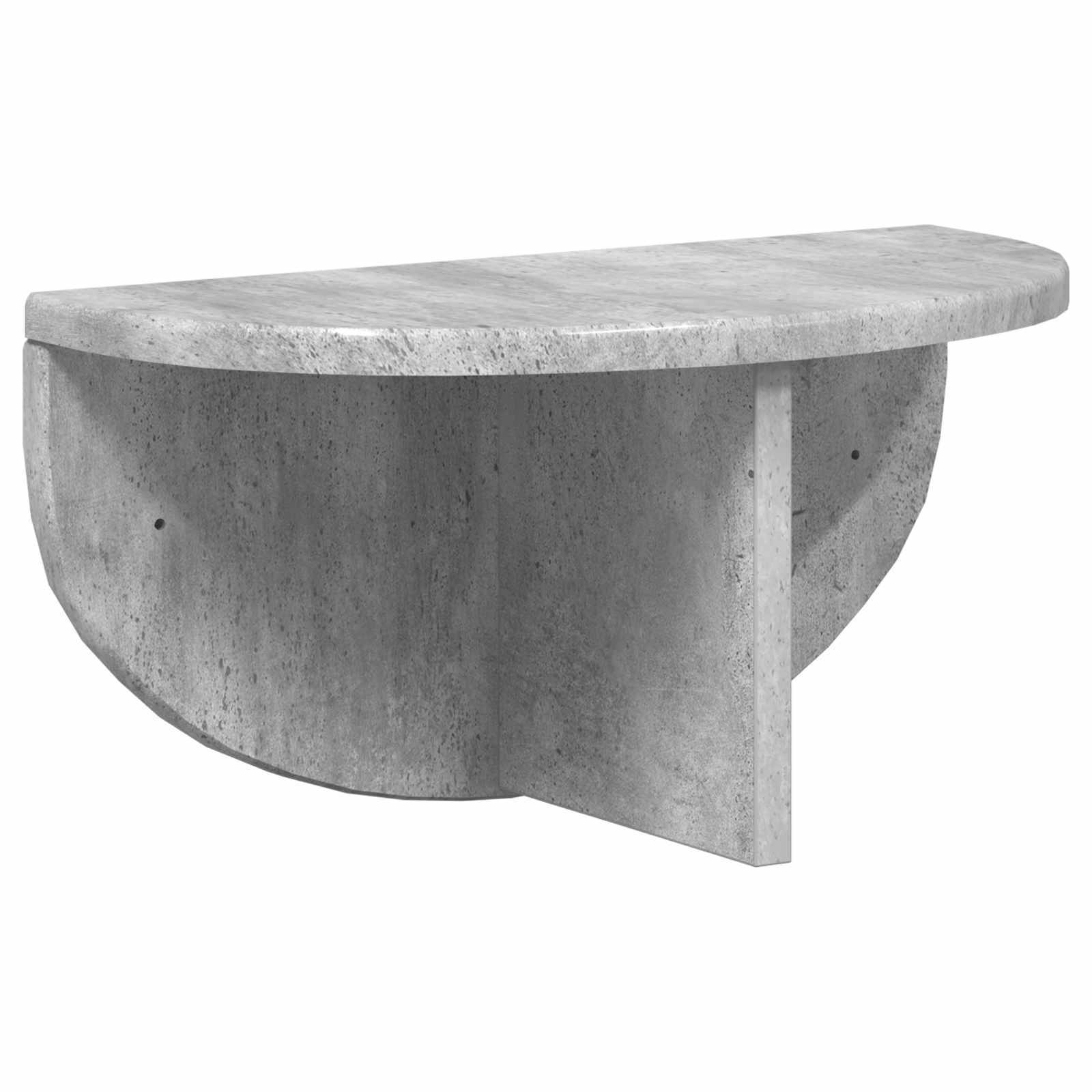 Estante de pared Gris Concreto 38 x 19 x 19 cm