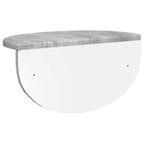 Estante de pared Gris Concreto 38 x 19 x 19 cm