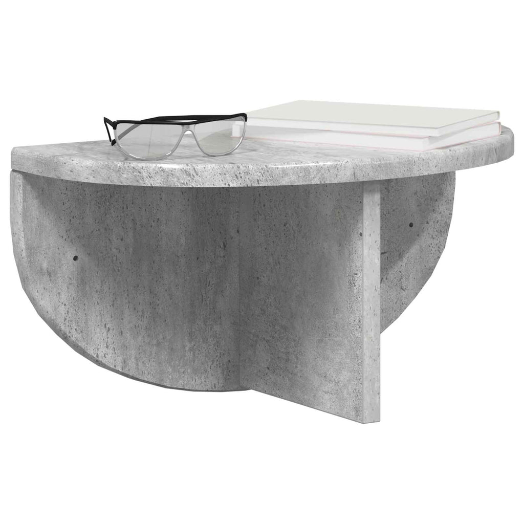 Estante de pared Gris Concreto 38 x 19 x 19 cm