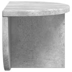 Estante de pared Gris Concreto 38 x 19 x 19 cm