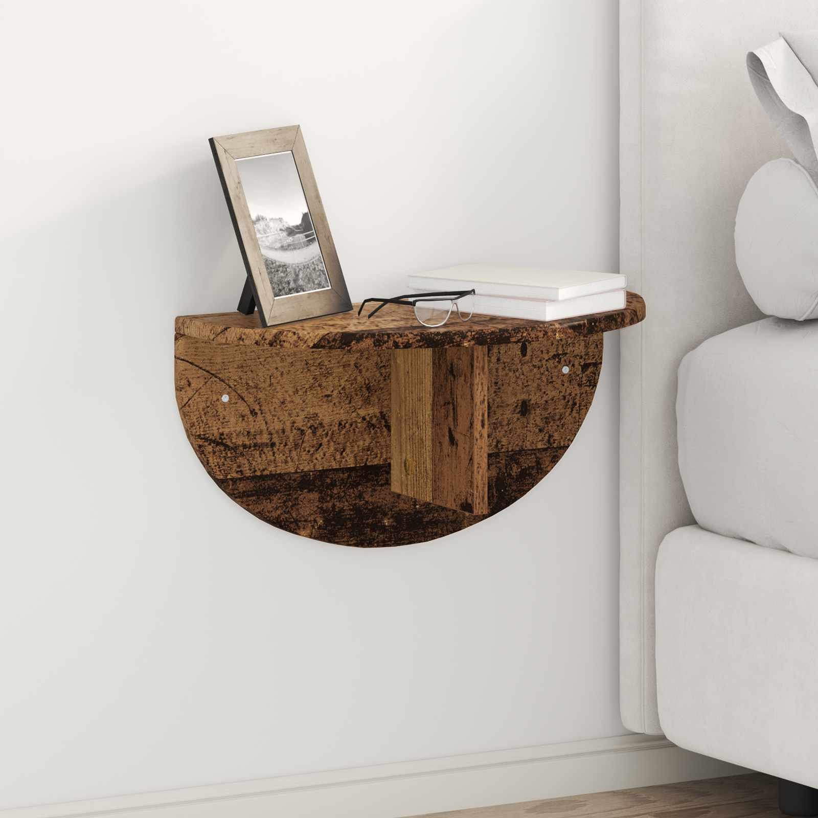 Wall shelf 2 pcs 38 x 19 x 19 cm Engineered wood